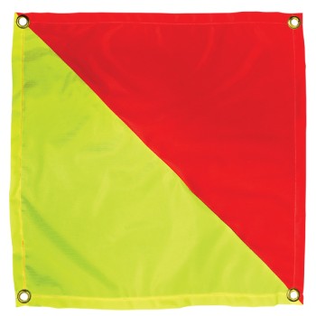Flag Red & Yellow with Eyelets